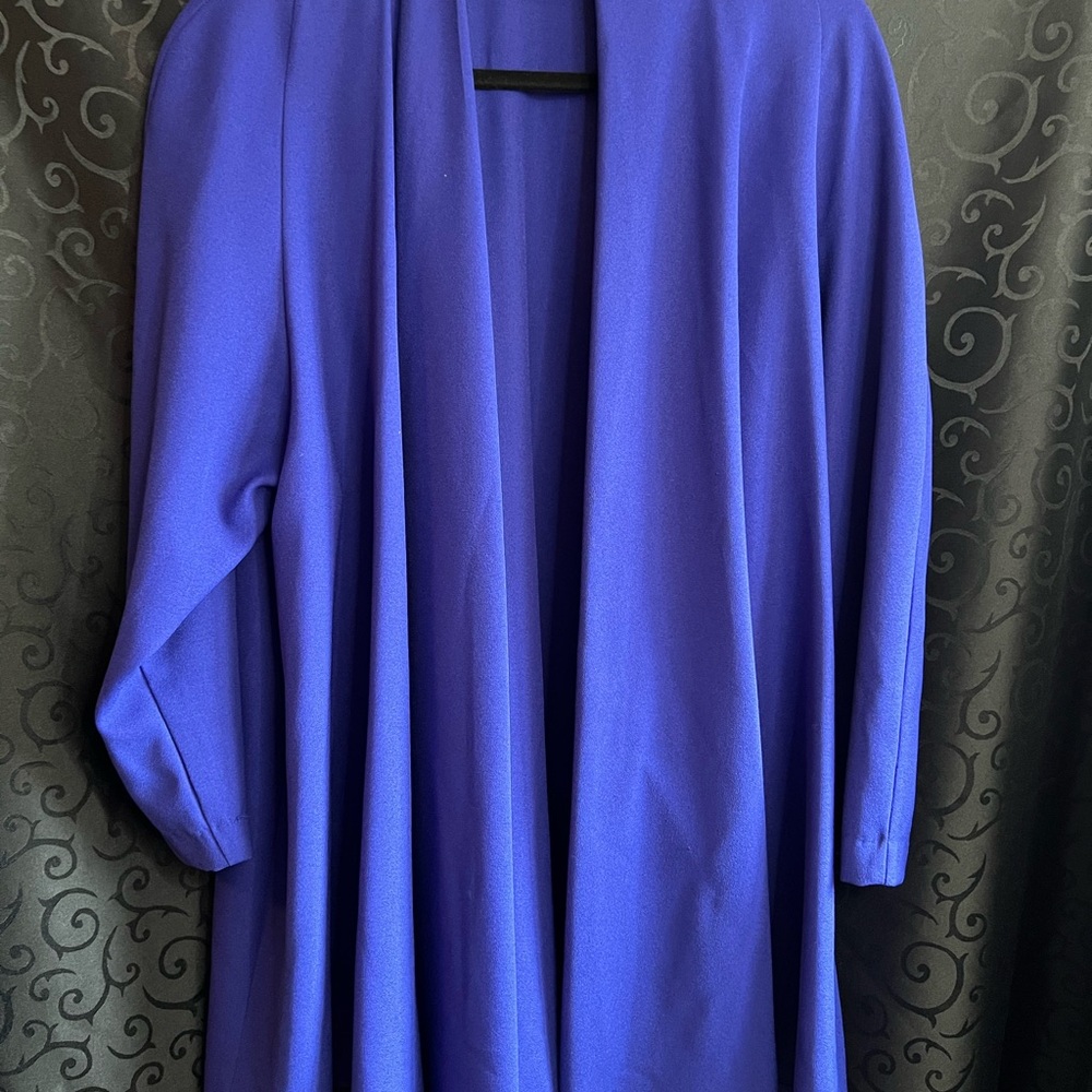 Vintage Purple Swing Jacket Plus Size Conrad C